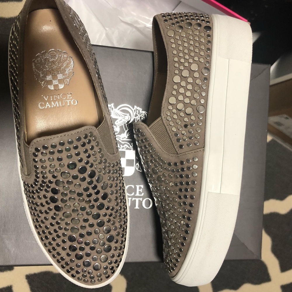 Vince Camuto Kindra Studded Slip-on sneakers